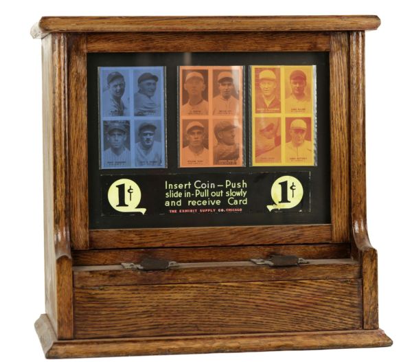 1930s Exhibit Card Vending Machine